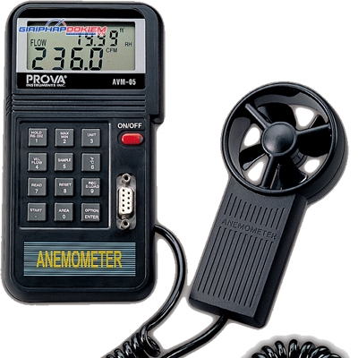 Máy đo tốc độ gió Prova AVM-05 10 Máy đo tốc độ gió Prova AVM-05