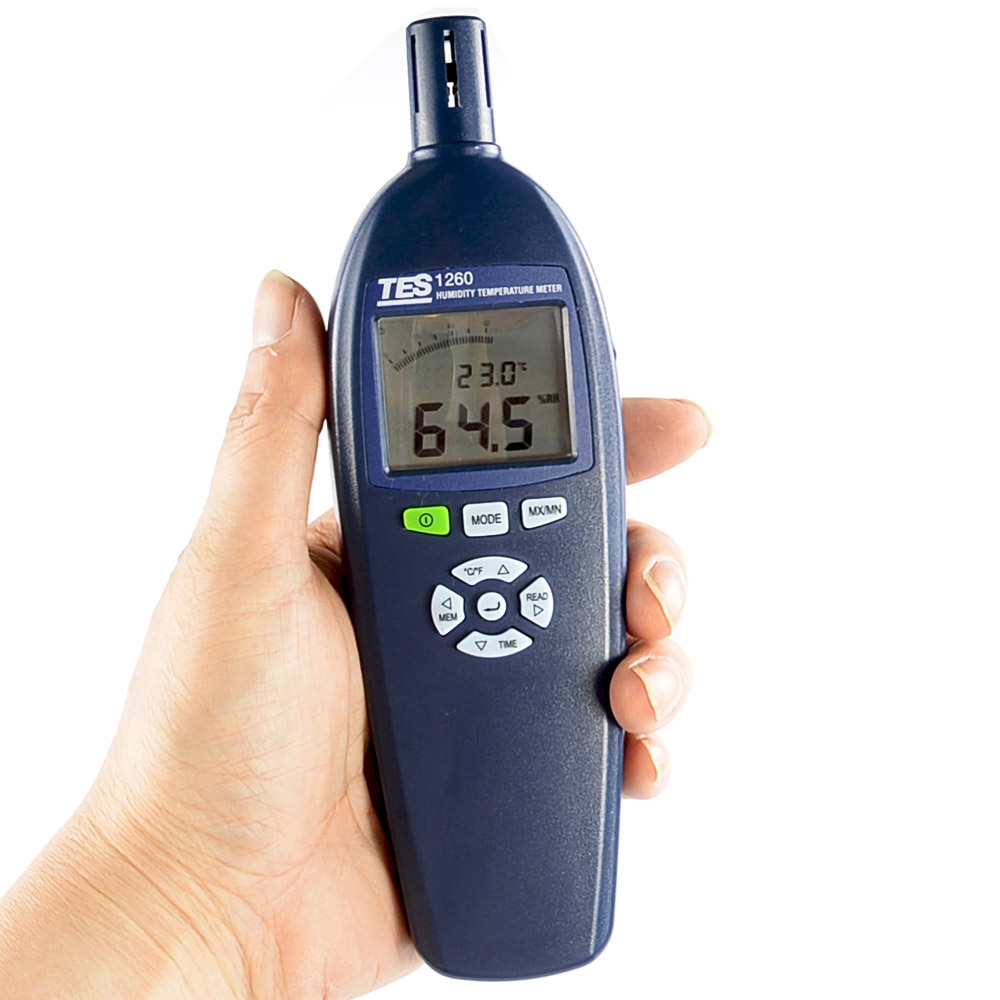 Máy đo nhiệt độ độ ẩm TES 1260 13 Máy đo nhiệt độ độ ẩm TES 1260 - Ảnh 6