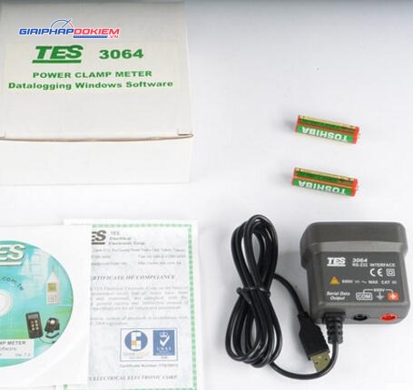 Bộ chuyển đổi kết nối Ampe kìm TES 3064 24 Bộ chuyển đổi kết nối Ampe kìm TES 3064