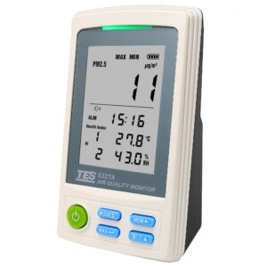 Máy đo độ bụi, nhiệt độ, độ ẩm không khí trong nhà TES 5321A 16 Máy đo độ bụi, nhiệt độ, độ ẩm không khí trong nhà TES 5321A