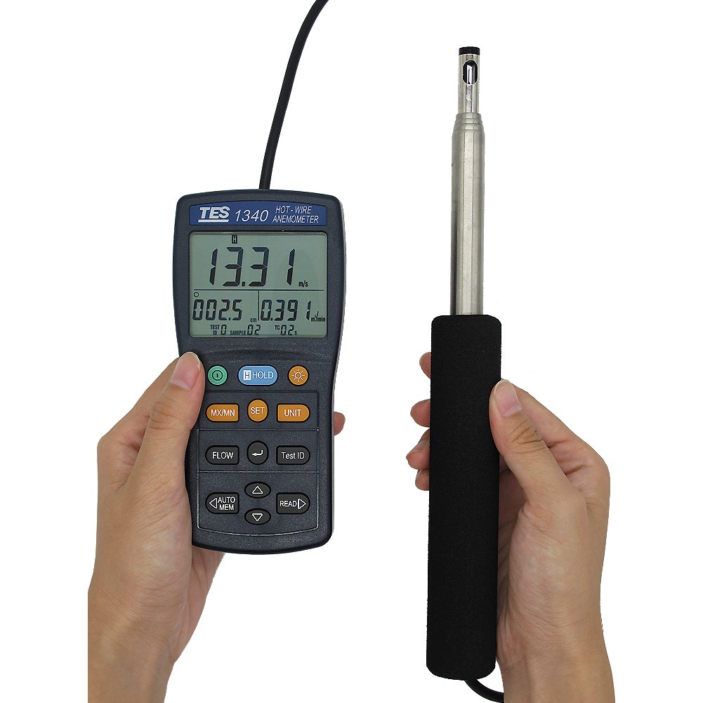 Máy đo tốc độ gió TES 1340 30 Máy đo tốc độ gió TES 1340 - Ảnh 18