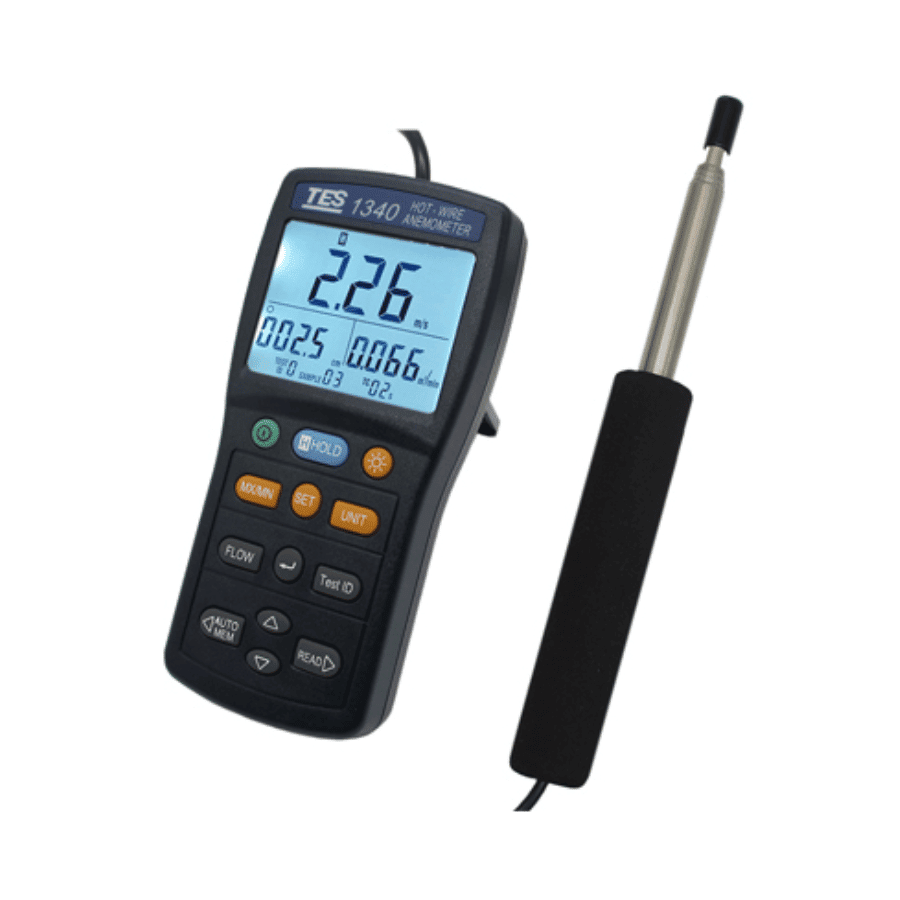 Máy đo tốc độ gió TES 1340 16 Máy đo tốc độ gió TES 1340 - Ảnh 4