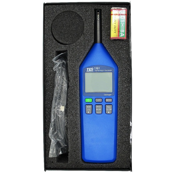 Máy đo nhiệt độ độ ẩm ,áp suất TES 1161 14 Máy đo nhiệt độ độ ẩm ,áp suất TES 1161 - Ảnh 3