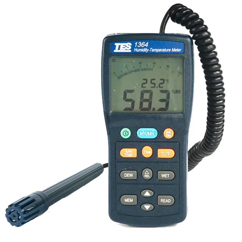 Máy đo nhiệt độ, độ ẩm TES 1364 21 Máy đo nhiệt độ, độ ẩm TES 1364