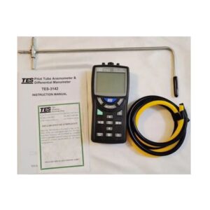 Máy đo áp suất lưu lượng không khí TES 3142 17 Máy đo áp suất lưu lượng không khí TES 3142