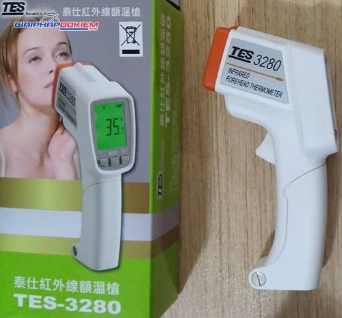 Nhiệt kế hồng ngoại đo trán TES 3280 12 Nhiệt kế hồng ngoại đo trán TES 3280