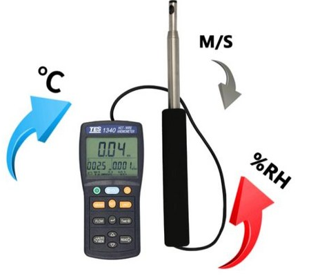 Máy đo tốc độ gió TES 1340 19 Máy đo tốc độ gió TES 1340 - Ảnh 7