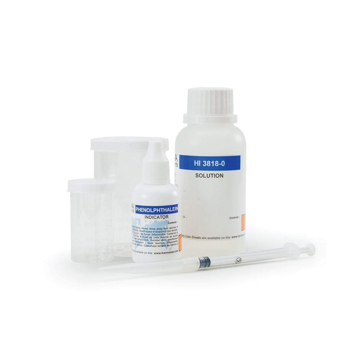 Bộ Dụng Cụ Đo Cacbon Dioxit Kèm Thuốc Thử 100 Lần Đo Hanna HI3818 1 Bộ Dụng Cụ Đo Cacbon Dioxit Kèm Thuốc Thử 100 Lần Đo Hanna HI3818