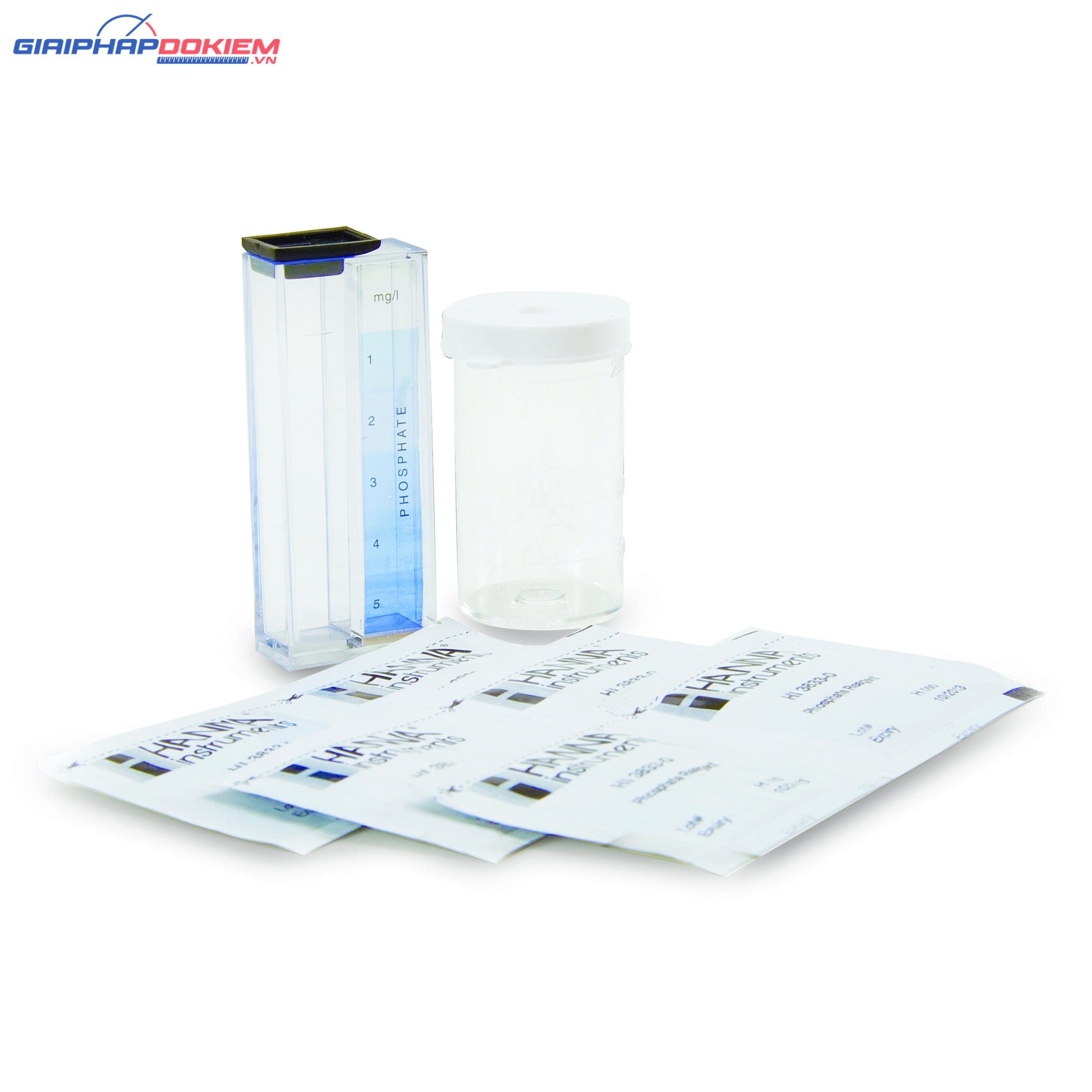 Bộ Dụng Cụ Đo Photphat (0-5mg/L) Kèm Thuốc Thử 50 Lần Đo Hanna HI3833 1 Bộ Dụng Cụ Đo Photphat (0-5mg/L) Kèm Thuốc Thử 50 Lần Đo Hanna HI3833