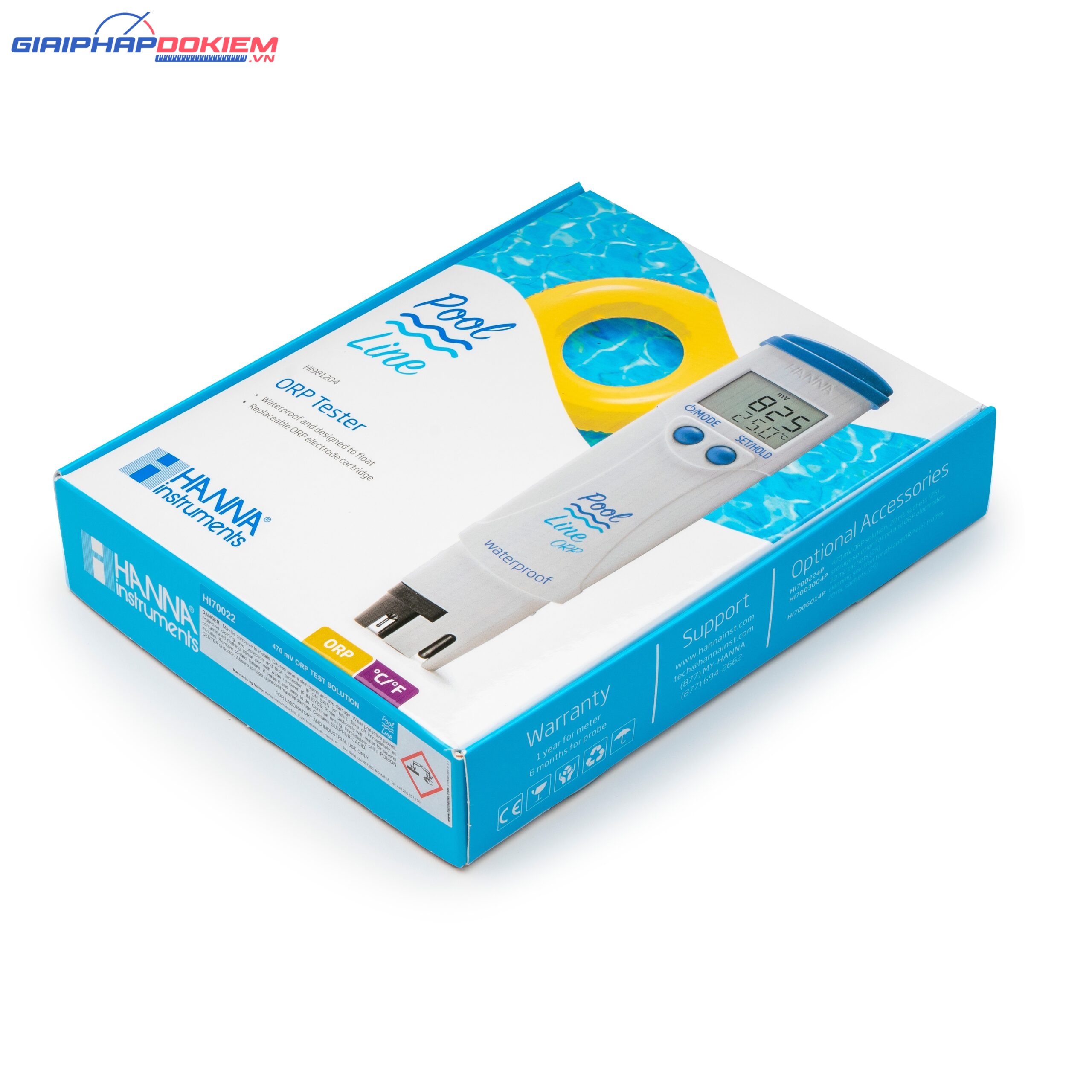 Bút Đo ORP/Nhiệt Độ Chuyên Hồ Bơi PoolLine Hanna HI981204 3 Bút Đo ORP/Nhiệt Độ Chuyên Hồ Bơi PoolLine Hanna HI981204 - Ảnh 3