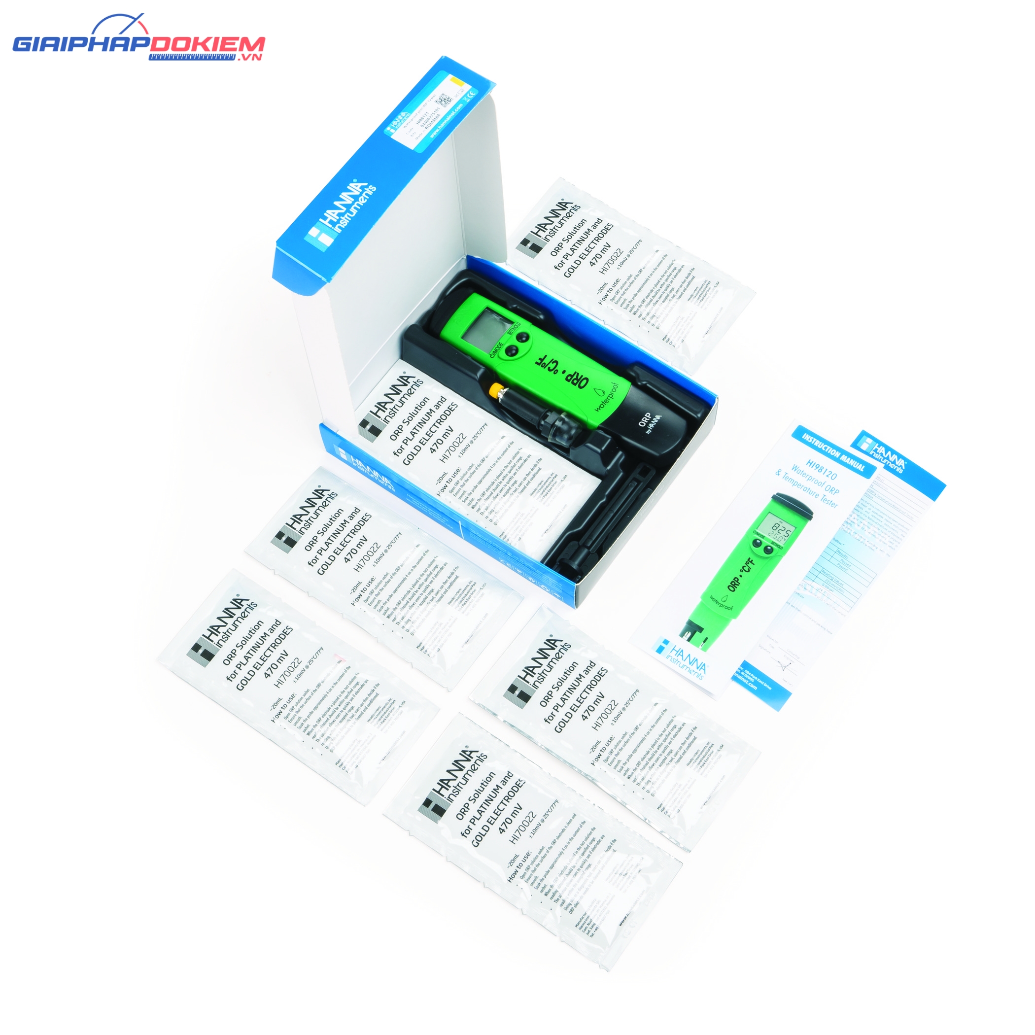 Bút Đo ORP/Nhiệt Độ Hanna HI98120 2 Bút Đo ORP/Nhiệt Độ Hanna HI98120 - Ảnh 2