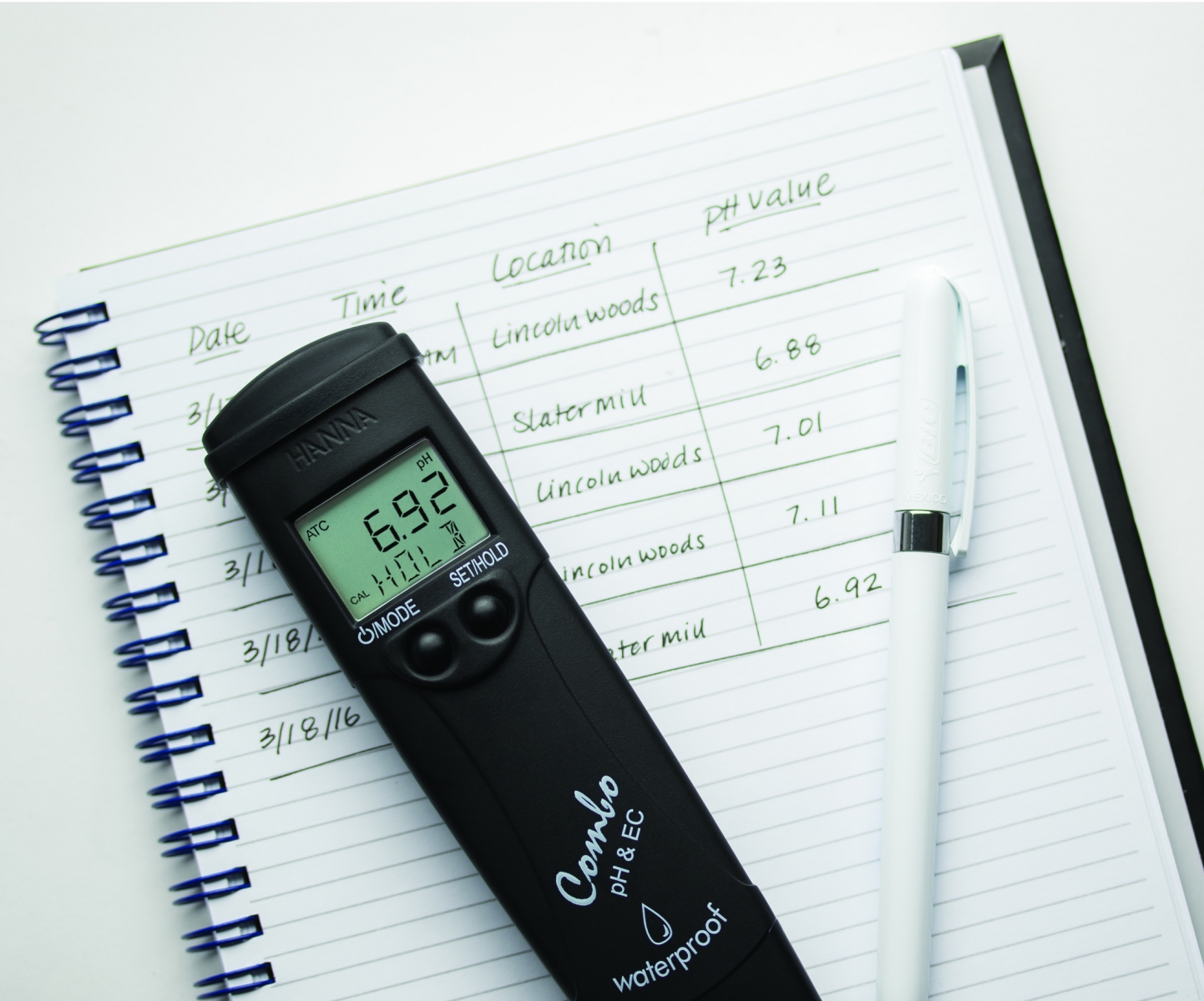 Bút đo pH/Độ dẫn /TDS/Nhiệt Độ (thang cao) Hanna HI98130 Bút đo pH/Độ dẫn /TDS/Nhiệt Độ (thang cao) Hanna HI98130