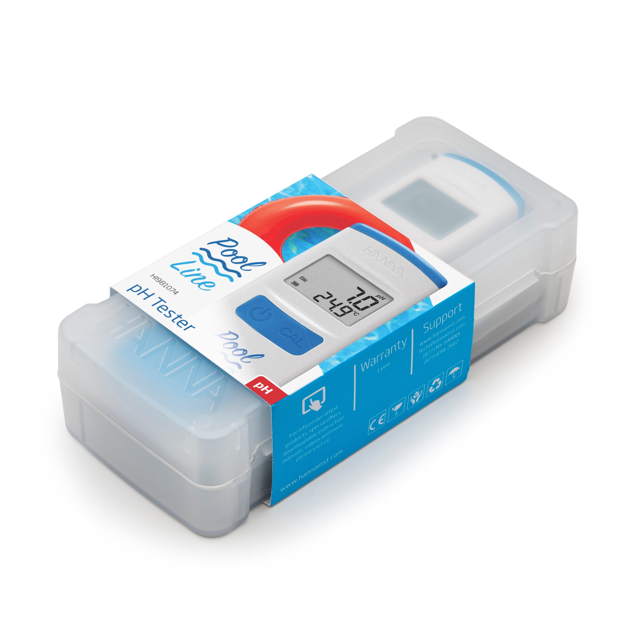 Bút Đo pH/Nhiệt Độ Với Độ Phân Giải 0.1pH Hanna HI981074 3 Bút Đo pH/Nhiệt Độ Với Độ Phân Giải 0.1pH Hanna HI981074 - Ảnh 3