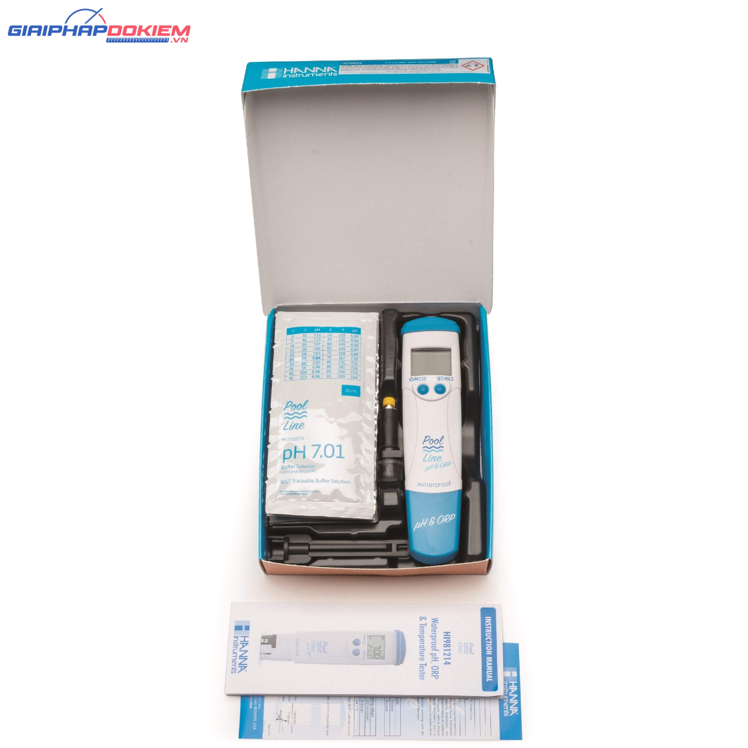 Bút Đo pH/ORP/Nhiệt Độ Chuyên Hồ Bơi PoolLine Hanna HI981214 5 Bút Đo pH/ORP/Nhiệt Độ Chuyên Hồ Bơi PoolLine Hanna HI981214 - Ảnh 4
