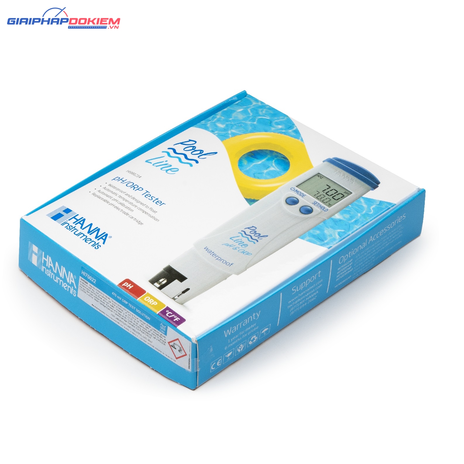 Bút Đo pH/ORP/Nhiệt Độ Chuyên Hồ Bơi PoolLine Hanna HI981214 6 Bút Đo pH/ORP/Nhiệt Độ Chuyên Hồ Bơi PoolLine Hanna HI981214 - Ảnh 5