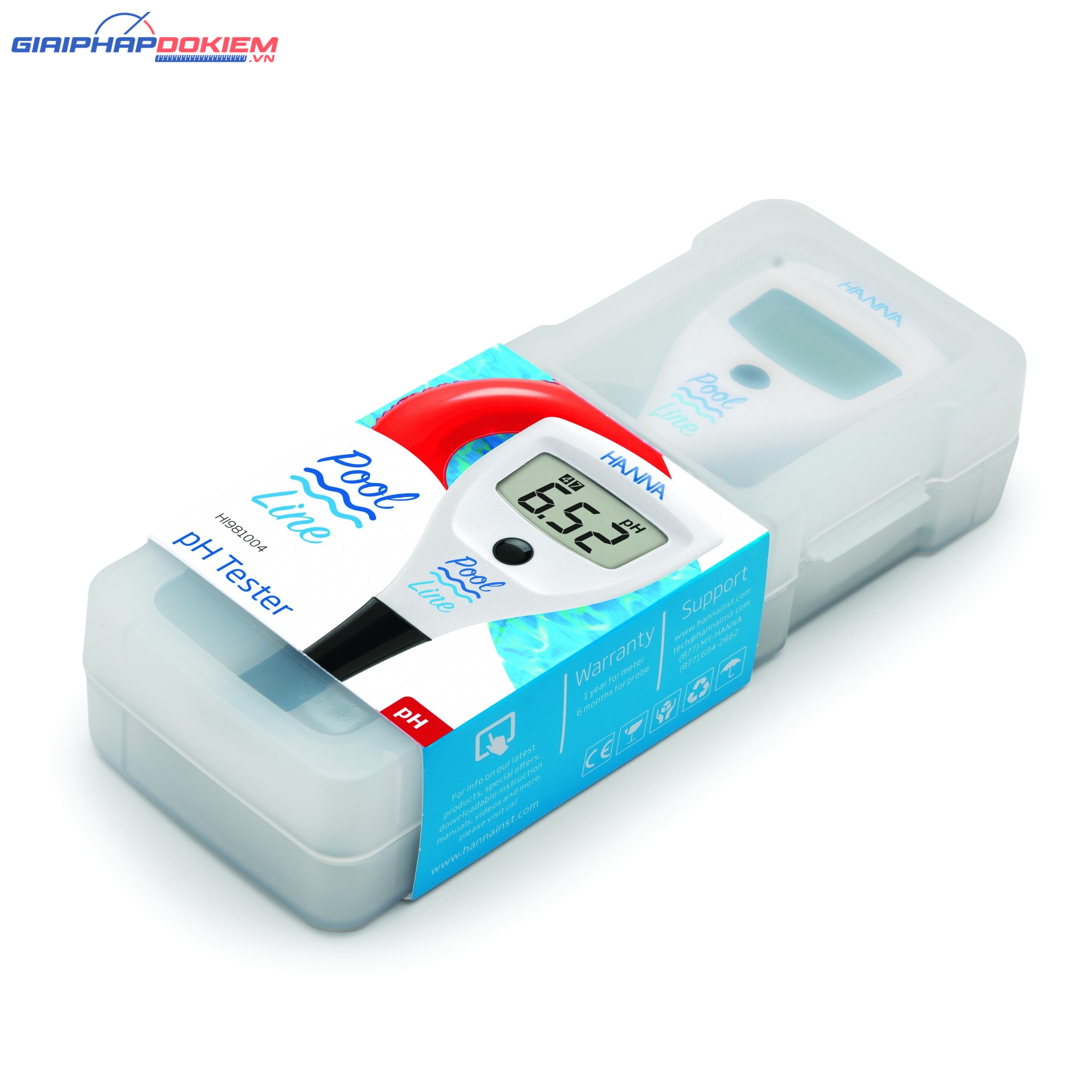 Bút Đo pH Với Độ Phân Giải 0.01 chuyên Hồ Bơi Hanna HI981004 2 Bút Đo pH Với Độ Phân Giải 0.01 chuyên Hồ Bơi Hanna HI981004 - Ảnh 2