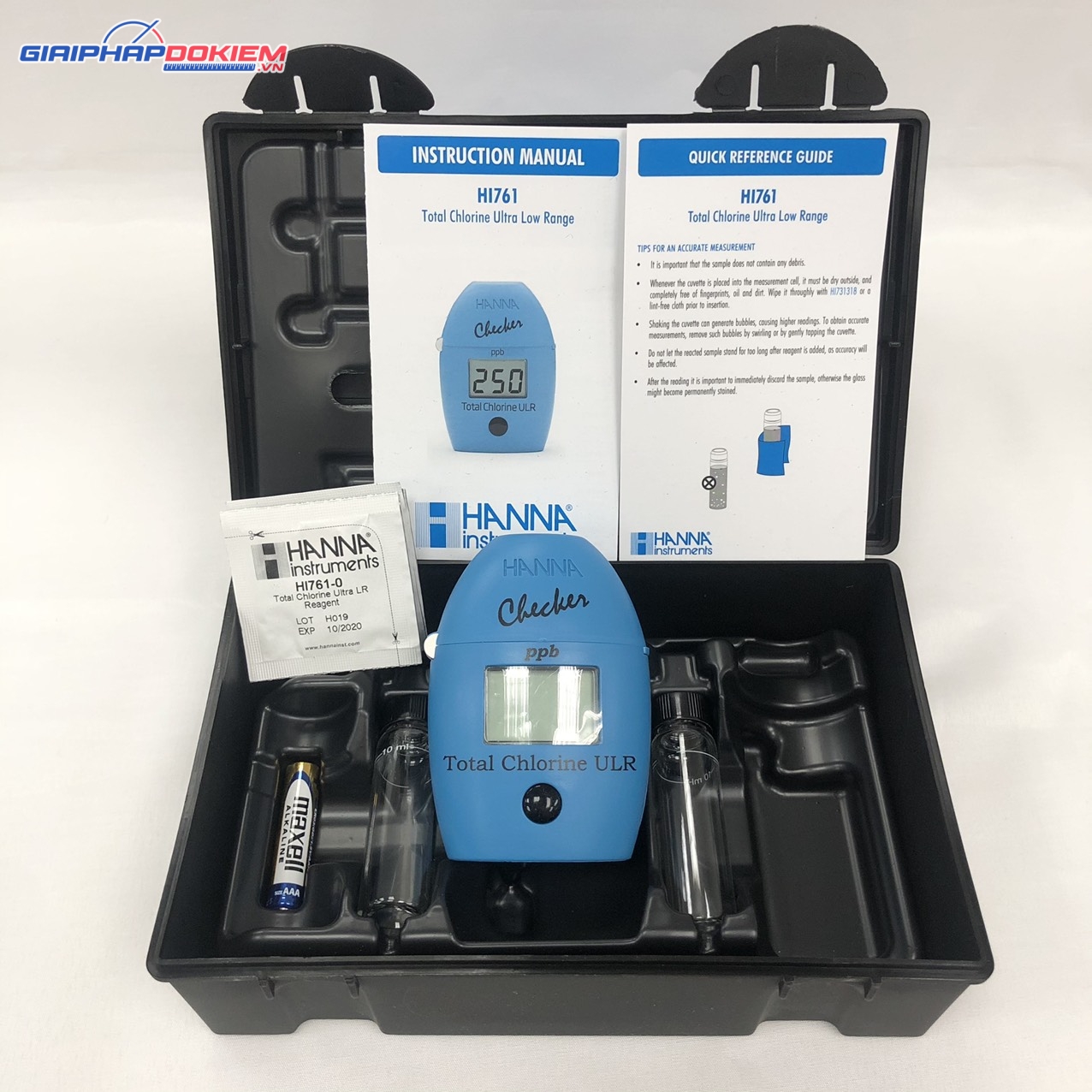 Checker Đo Clo Tổng Thang Thấp Trong Nước Sạch Hanna HI761 3 Checker Đo Clo Tổng Thang Thấp Trong Nước Sạch Hanna HI761 - Ảnh 3