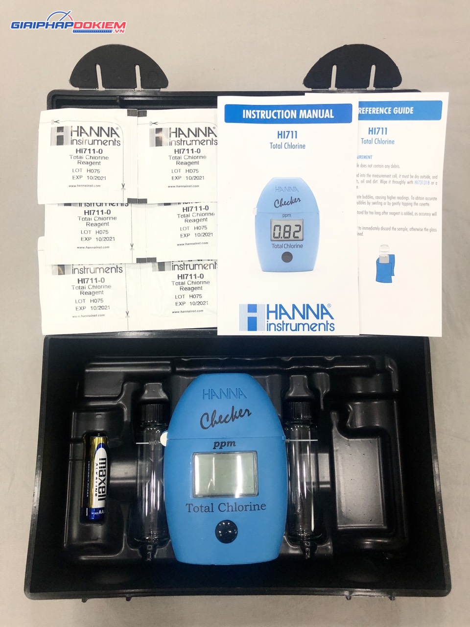 Checker Đo Clo Tổng Trong Nước Sạch Hanna HI711 4 Checker Đo Clo Tổng Trong Nước Sạch Hanna HI711 - Ảnh 4