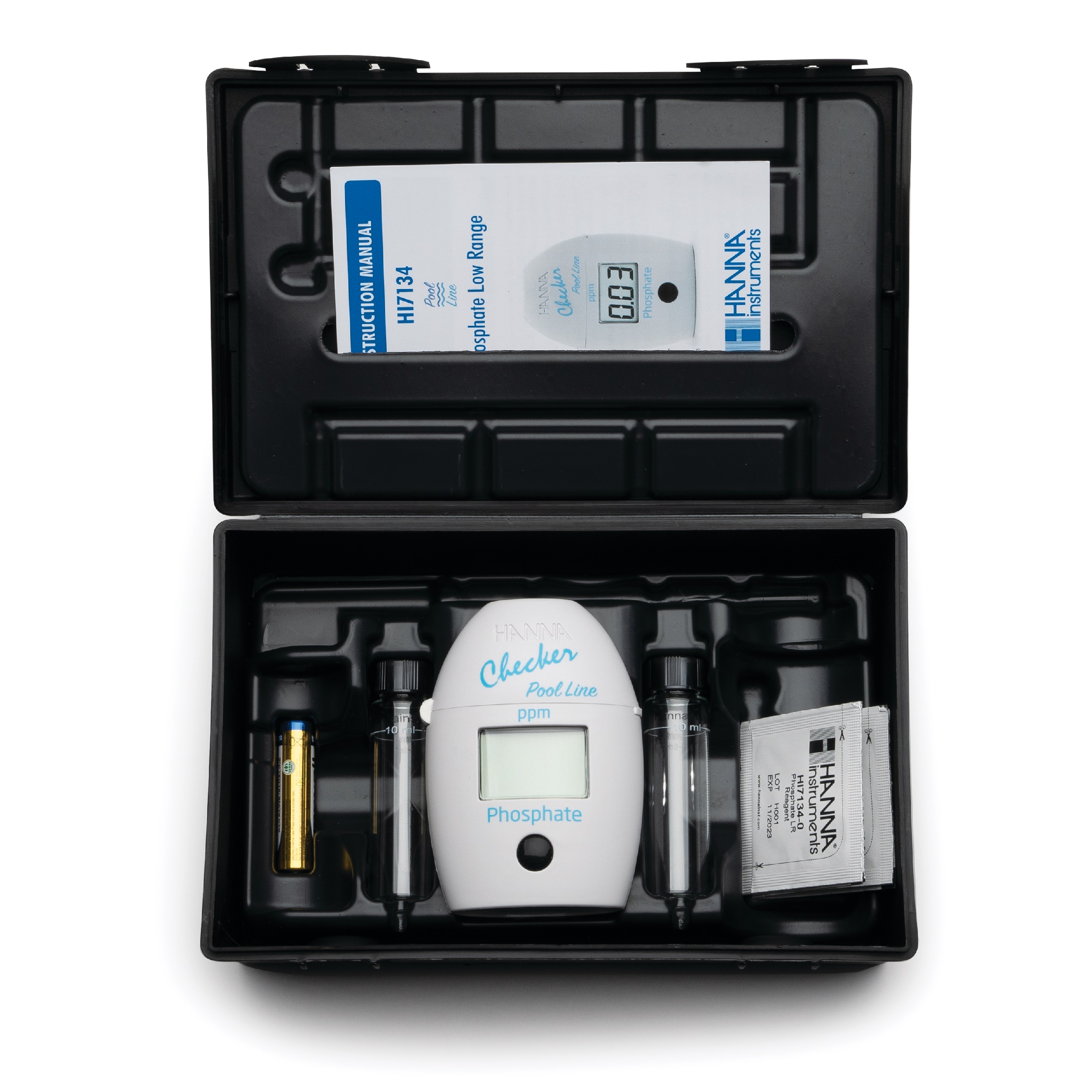 Checker Đo Photphat Thang Thấp Cho Nước Hồ Bơi Hanna HI7134 2 Checker Đo Photphat Thang Thấp Cho Nước Hồ Bơi Hanna HI7134 - Ảnh 2