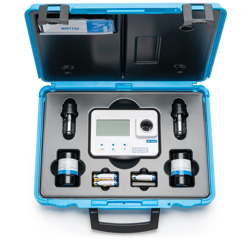 Combo Máy Đo Độ Cứng Tổng Kèm Dung Dịch Chuẩn CAL Check™ Hanna HI97735C 9 Combo Máy Đo Độ Cứng Tổng Kèm Dung Dịch Chuẩn CAL Check™ Hanna HI97735C