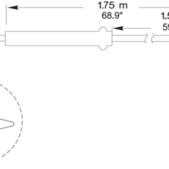 Đầu Dò Nhiệt Độ Xuyên Sâu Kiểu K Với Tay Cầm (1.5m) Hanna HI766TR3 4 dau do nhiet do xuyen sau kieu k voi tay cam 15m hanna hi766tr3 1