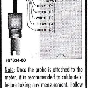 Điện Cực EC/TDS (Thang Thấp) cáp 2m Hanna HI7634-00 6 dien cuc ec tds thang thap cap 2m hanna hi7634 00 1