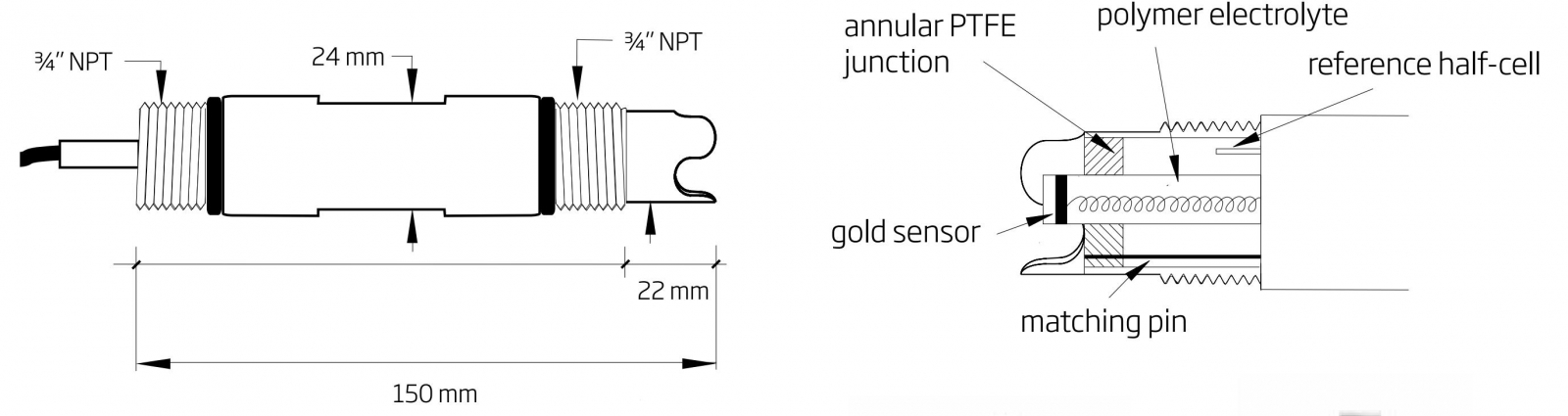 Điện Cực ORP Phẳng Không Dùng Pin Hanna HI2004 Điện Cực ORP Phẳng Không Dùng Pin Hanna HI2004