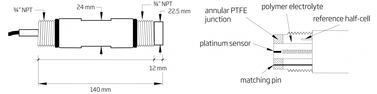 Điện Cực ORP Phẳng Không Dùng Pin Hanna HI2004 Điện Cực ORP Phẳng Không Dùng Pin Hanna HI2004