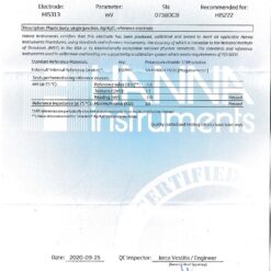 Điện Cực Tham Chiếu Thân PEI Hanna HI5313 3 dien cuc tham chieu than pei hanna hi5313 1