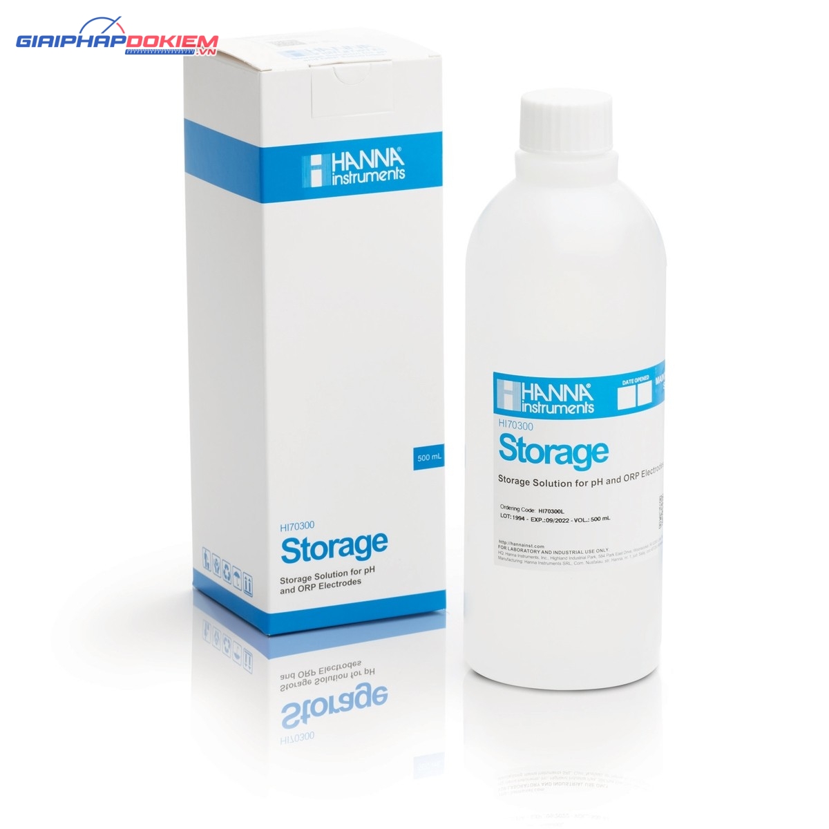 Dung Dịch Bảo Quản Điện Cực pH và ORP, Chai 500mL Hanna HI70300L 1 Dung Dịch Bảo Quản Điện Cực pH và ORP, Chai 500mL Hanna HI70300L