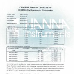 Dung Dịch CAL Check™ Chuẩn Bước Sóng Dùng Để Kiểm Tra Máy HI83300 Hanna HI83300-11 3 dung dich cal check chuan buoc song dung de kiem tra may hi83300 hanna hi83300 11 1