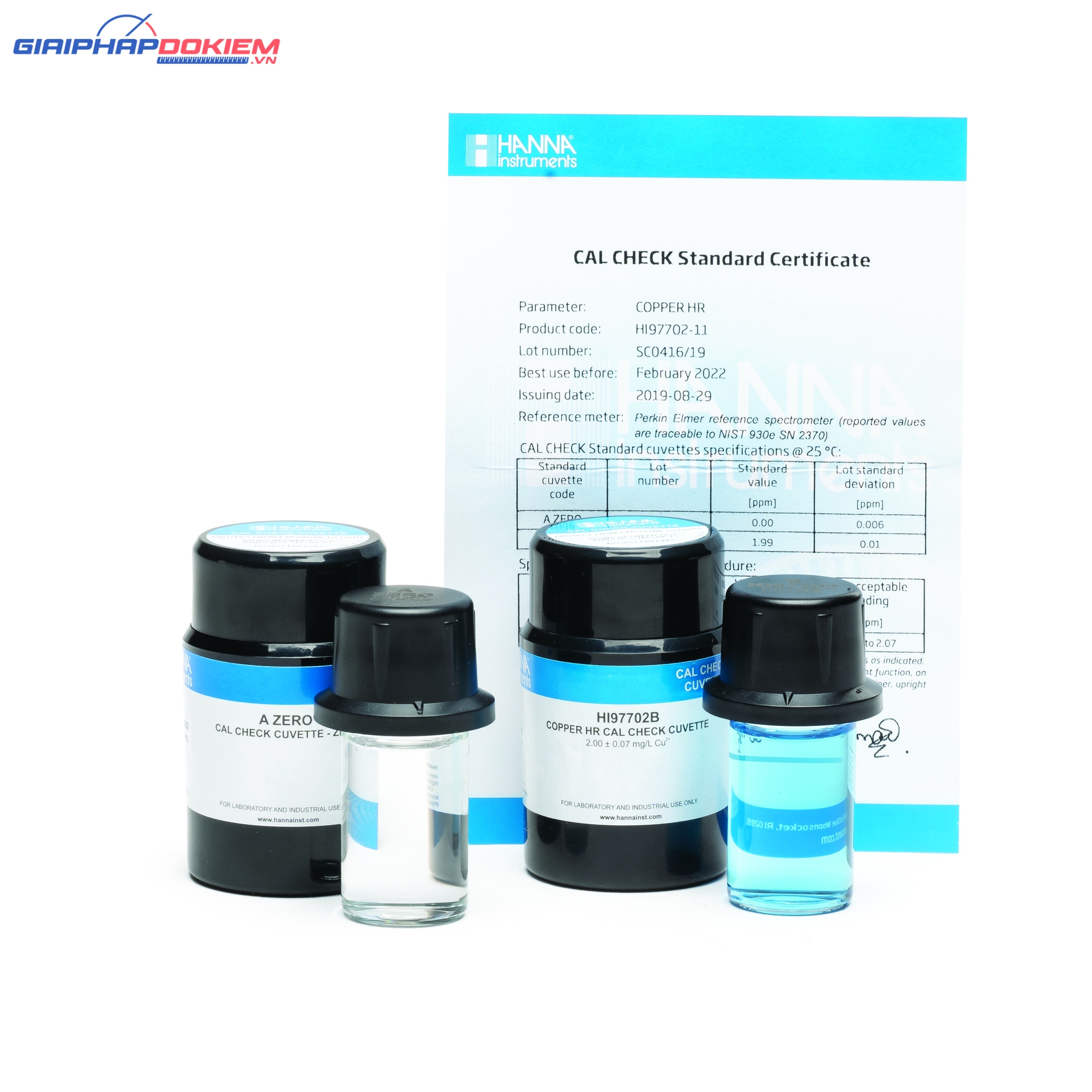 Dung Dịch CAL Check™ Hiệu Chuẩn Máy Đo Đồng HI97702 Hanna HI97702-11 1 Dung Dịch CAL Check™ Hiệu Chuẩn Máy Đo Đồng HI97702 Hanna HI97702-11