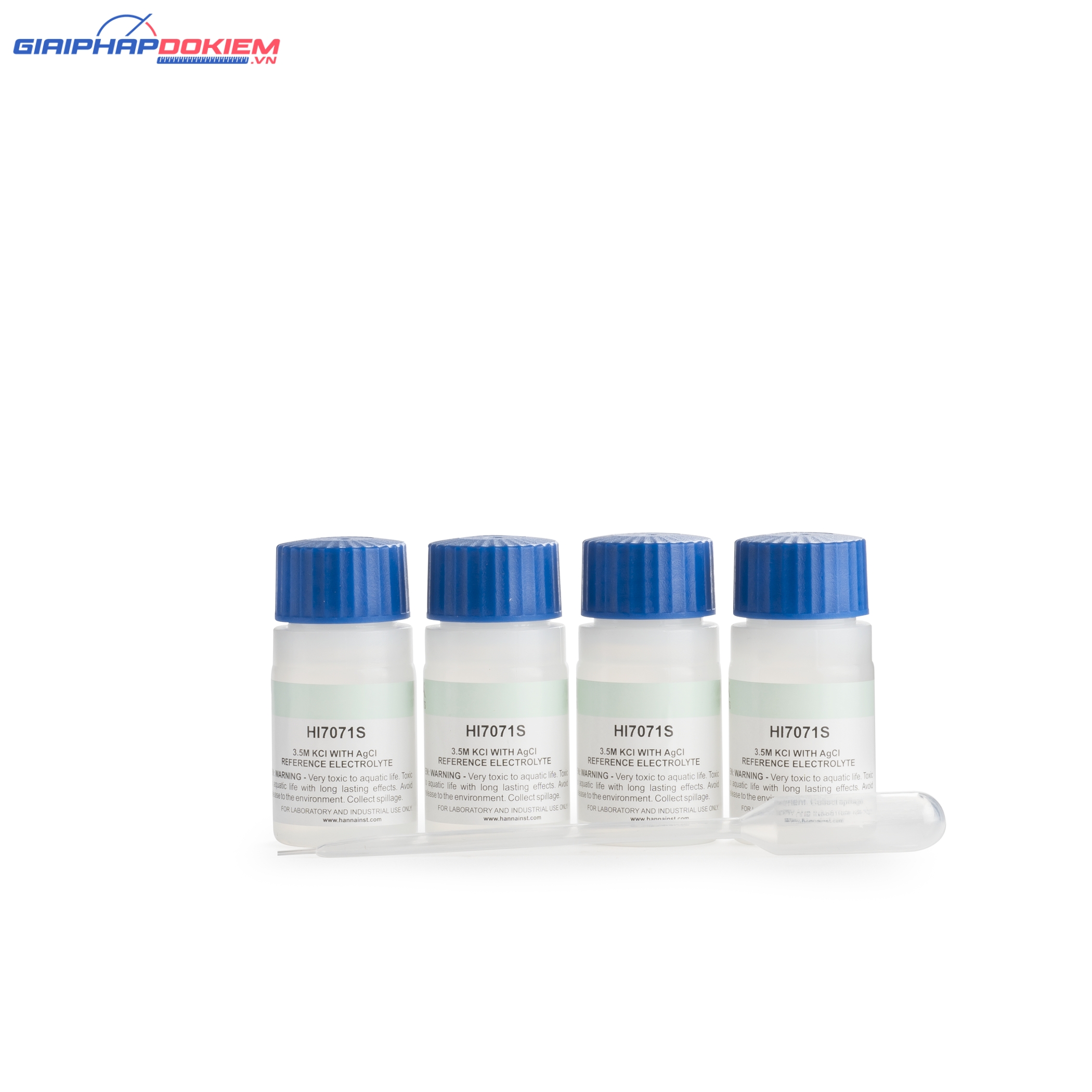 Dung Dịch Châm Điện Cực pH Mối Nối Đơn, 4 x 30 mL Hanna HI7071 1 Dung Dịch Châm Điện Cực pH Mối Nối Đơn, 4 x 30 mL Hanna HI7071
