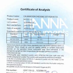Dung Dịch Chuẩn Để Kiểm Tra Checker HI733 Hanna HI733-11 4 dung dich chuan de kiem tra checker hi733 hanna hi733 11 1
