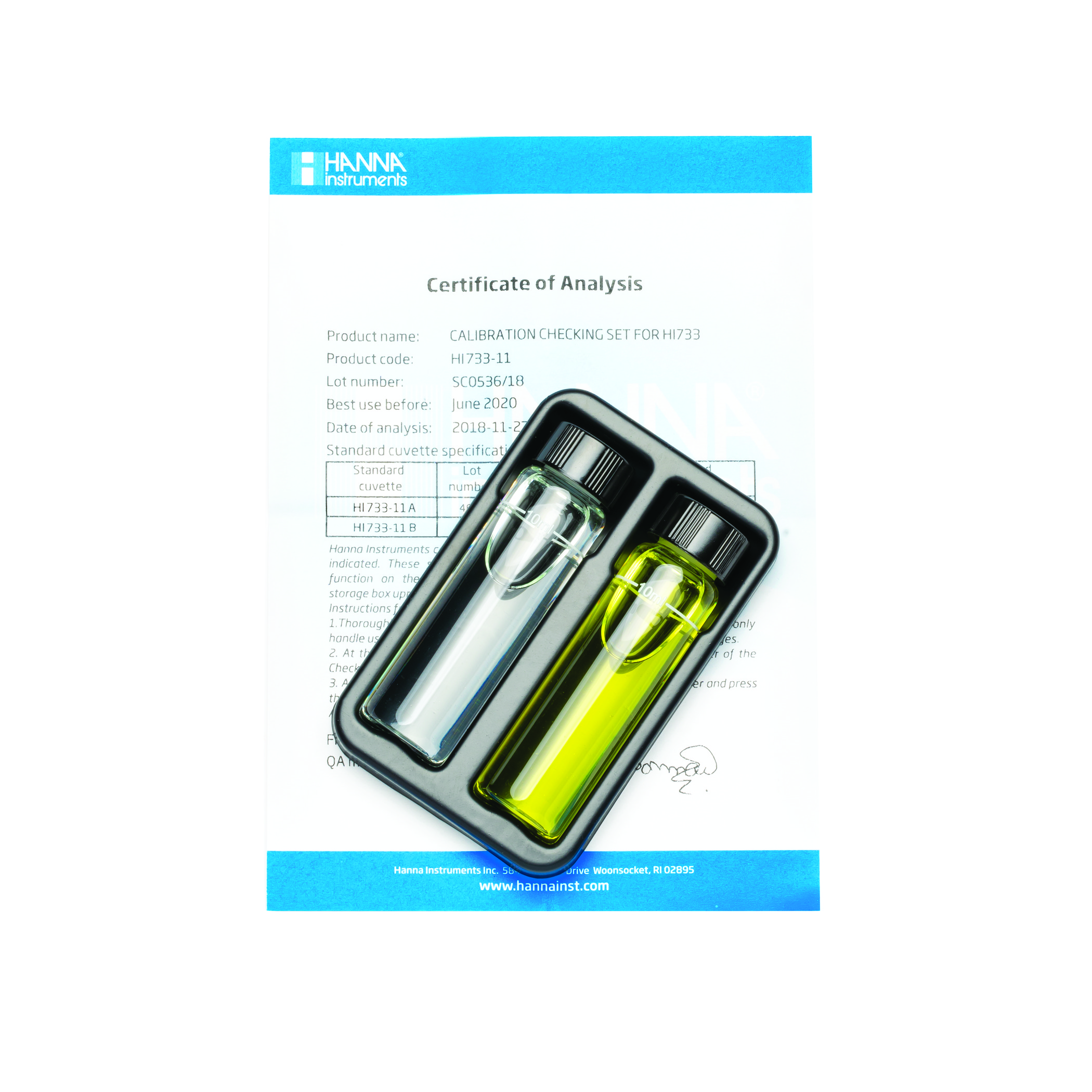 Dung Dịch Chuẩn Để Kiểm Tra Checker HI733 Hanna HI733-11 1 Dung Dịch Chuẩn Để Kiểm Tra Checker HI733 Hanna HI733-11