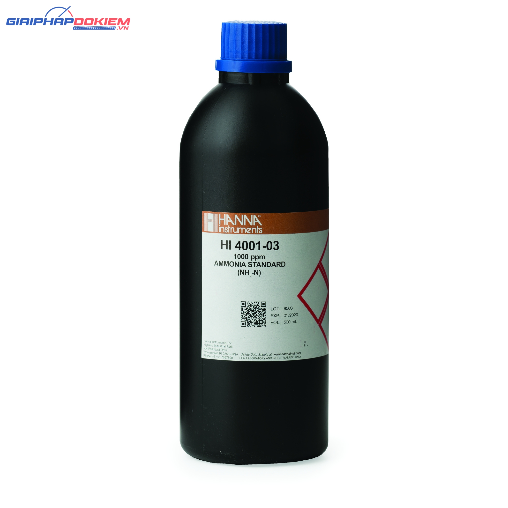 Dung Dịch Hiệu Chuẩn Amoni 1000 ppm, 500 mL Hanna HI4001-03 1 Dung Dịch Hiệu Chuẩn Amoni 1000 ppm, 500 mL Hanna HI4001-03