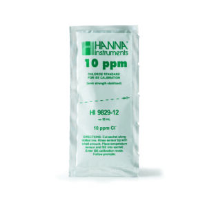 Dung Dịch Hiệu Chuẩn Cloride 10ppm Dạng Gói 20mL (25 Gói) Hanna HI9829-12