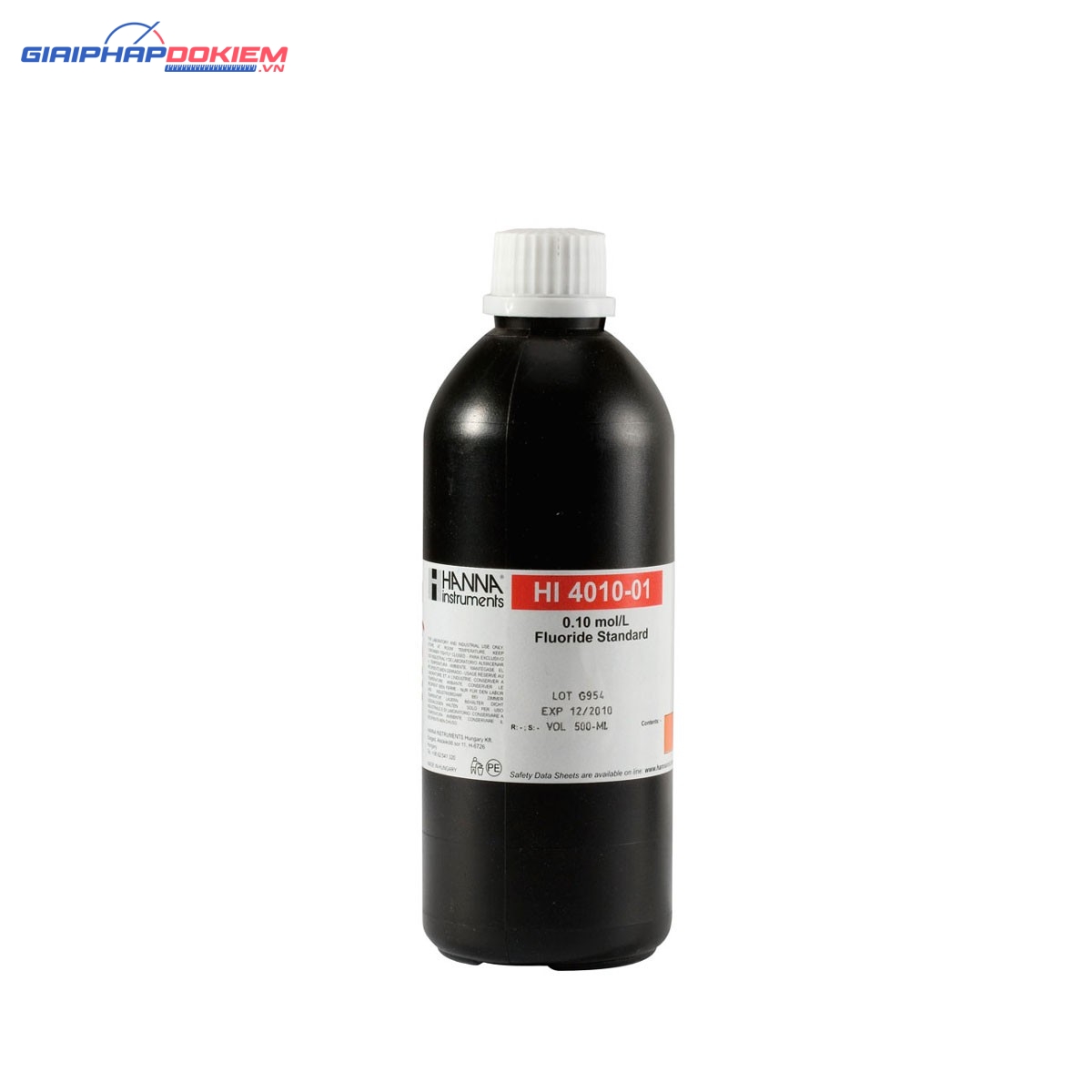 Dung Dịch Hiệu Chuẩn Floride 1000 ppm, 500 mL Hanna HI4010-01 1 Dung Dịch Hiệu Chuẩn Floride 1000 ppm, 500 mL Hanna HI4010-01