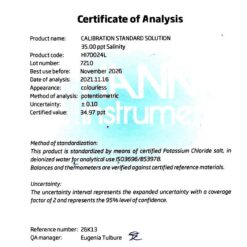 dung dich hieu chuan nacl 3500 g l ppt chai 500 ml hanna hi70024l 1