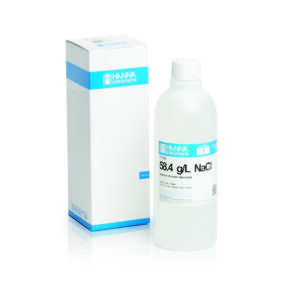 Dung Dịch Hiệu Chuẩn NaCl 58.4 g/L,Chai 500 mL Hanna HI7084L