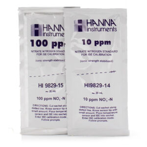 Dung Dịch Hiệu Chuẩn Nitrat 10ppm Dạng Gói 20mL (10 Gói Mỗi Loại) Hanna HI9829-14/15