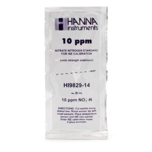 Dung Dịch Hiệu Chuẩn Nitrat 10ppm Dạng Gói 20mL (25 Gói) Hanna HI9829-14