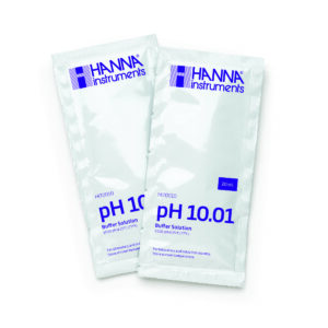 Dung Dịch Hiệu Chuẩn pH10.01, gói 20mL/Hộp 25 gói Hanna HI70010P