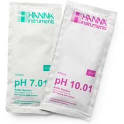 Dung Dịch Hiệu Chuẩn pH7.01 Và pH10.01 Dạng Gói 20mL (5 Gói Mỗi Loại) Hanna HI770710P