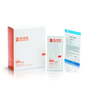 Dung Dịch Hiệu Chuẩn TDS 800 mg/L (ppm), Hộp 25 gói 20mL Hanna HI70080P