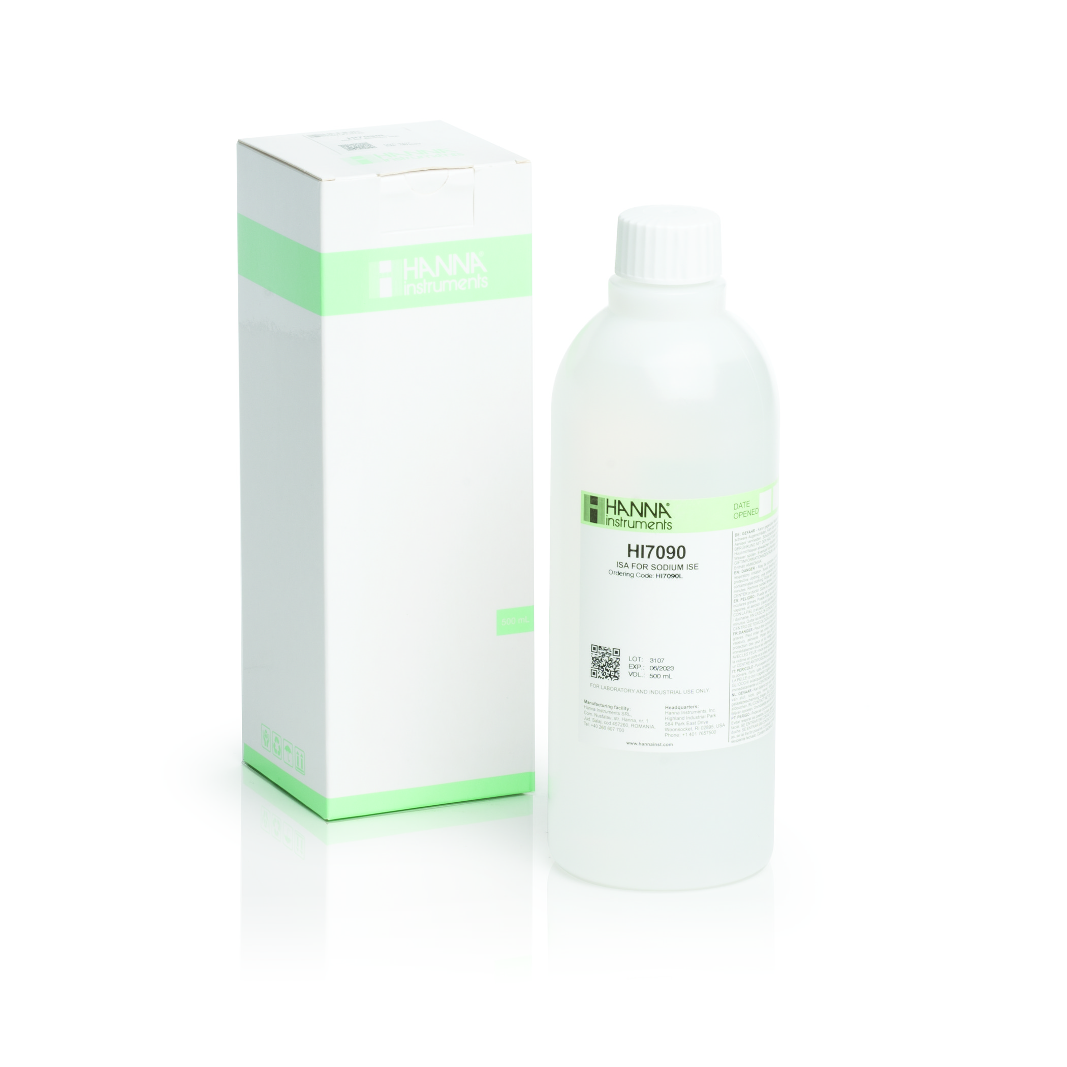 Dung Dịch ISA Cho Điện Cực ISE Đo Độ Mặn Cao Hanna HI7090L 1 Dung Dịch ISA Cho Điện Cực ISE Đo Độ Mặn Cao Hanna HI7090L