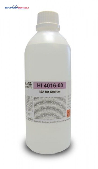 Dung Dịch ISA Cho Điện Cực ISE Đo Độ Mặn Thấp Hanna HI4016-00 1 Dung Dịch ISA Cho Điện Cực ISE Đo Độ Mặn Thấp Hanna HI4016-00