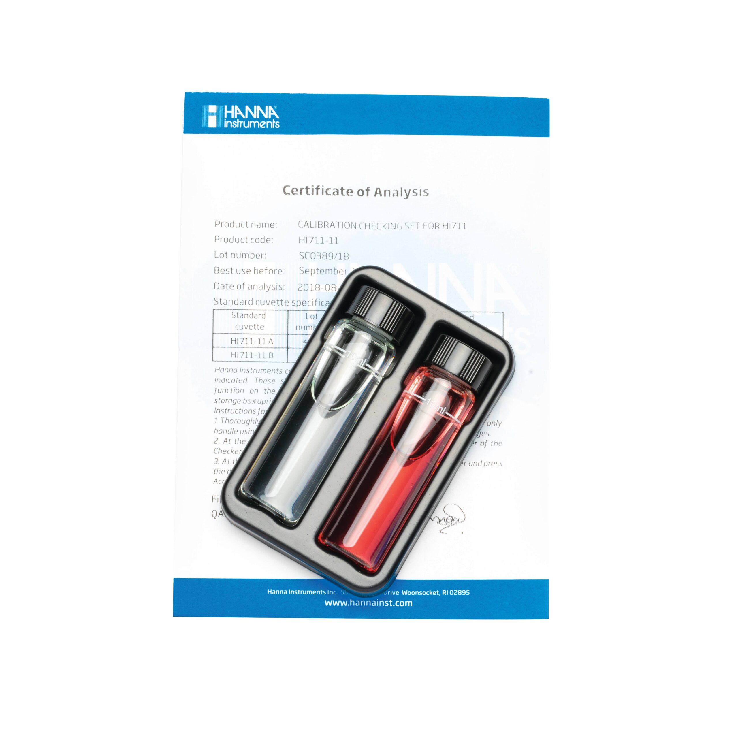 Dung Dịch Kiểm Tra Máy Đo Clo Tổng HI711 Hanna HI711-11 1 Dung Dịch Kiểm Tra Máy Đo Clo Tổng HI711 Hanna HI711-11