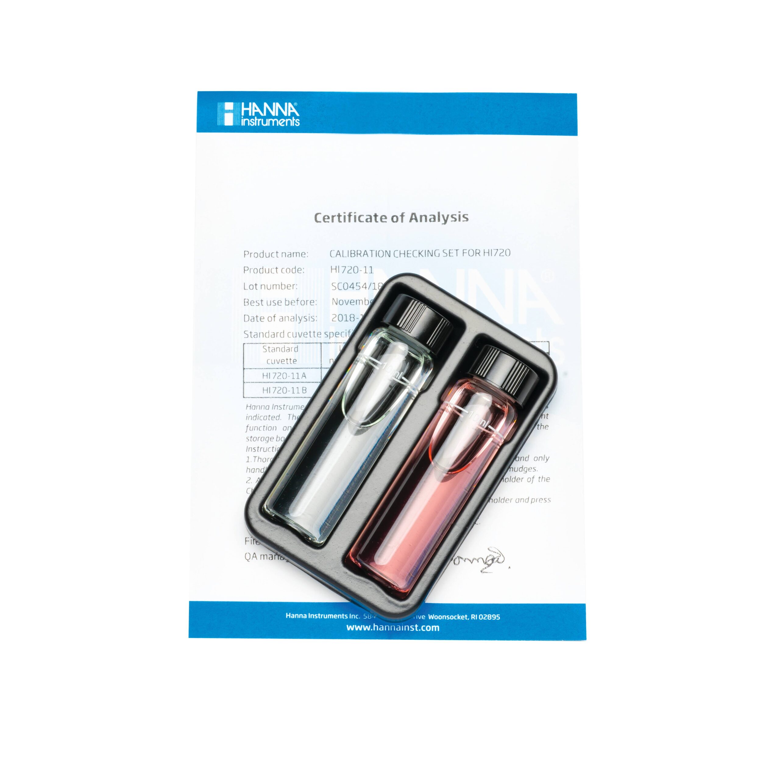 Dung Dịch Kiểm Tra Máy Đo Độ Cứng Canxi HI720 Hanna HI720-11 1 Dung Dịch Kiểm Tra Máy Đo Độ Cứng Canxi HI720 Hanna HI720-11