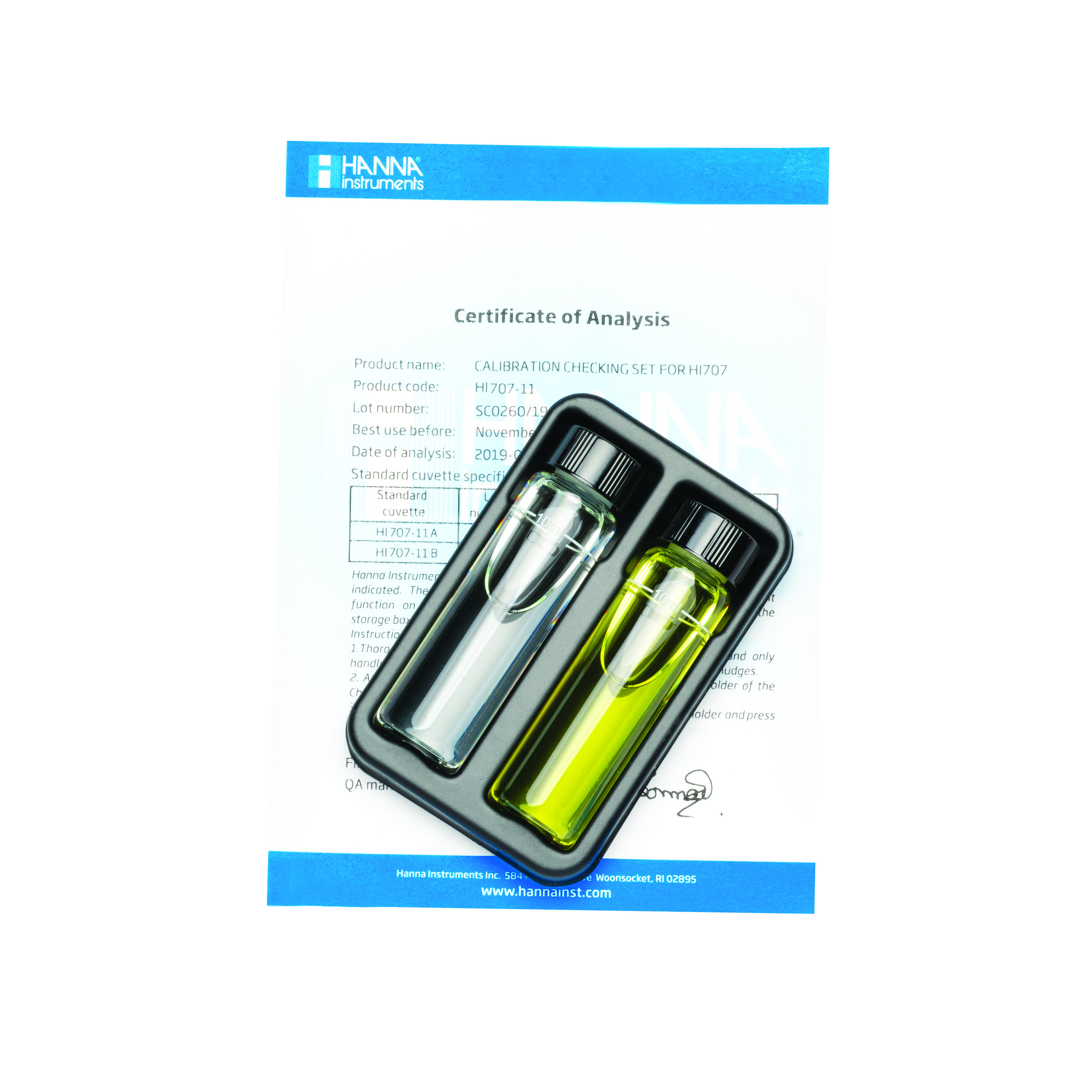 Dung Dịch Kiểm Tra Máy Đo Nitrit Thang Thấp HI707 Hanna HI707-11 1 Dung Dịch Kiểm Tra Máy Đo Nitrit Thang Thấp HI707 Hanna HI707-11